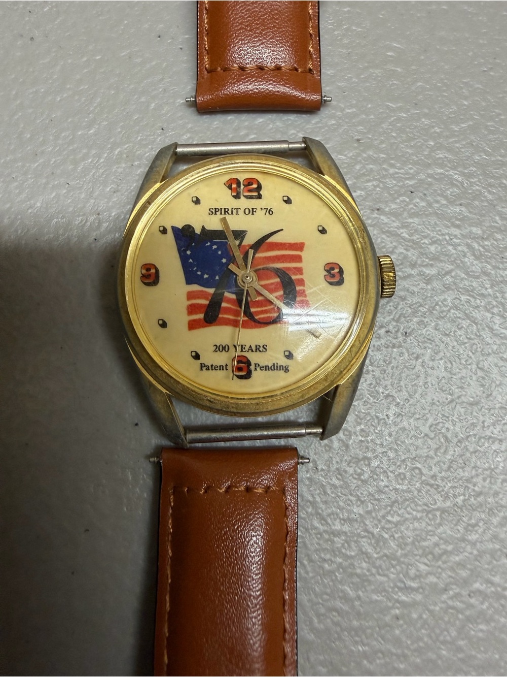 Spirit of '76 200 Years Patriotic Watch - Red, Blue, Tan